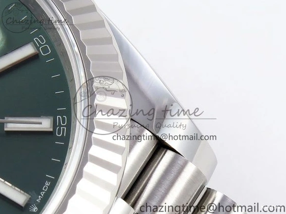 MiroTime 0305 TopPick DateJust 41 126334 C+F 1:1 Best Edition 904L Steel Green Dial on SS Jubilee Bracelet VR 1392